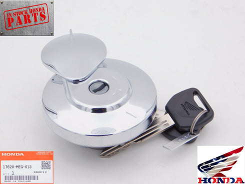 HONDA LOCKABLE CHROME GAS TANK FUEL CAP & KEYS CRF250L,CRF 250L 17620-MEG-013